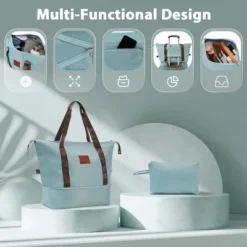 FURNIinspire Bag And Luggage Sets 3 Piece Carry On Luggage Sets, Lightweight Hard Shell Suitcase With Wheel, Bag Set, Blue, 8.9"*13.6"*21.3" 7 FURNIinspire Bag And Luggage Sets 3 Piece Carry On Luggage Sets, Lightweight Hard Shell Suitcase With Wheel, Bag Set, Blue, 8.9"*13.6"*21.3" -Home Decor GUEST 012a3d8f 5d82 49c9 afb8 f0908a4a5b85