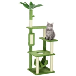 FURNIinspireCat Tree With Hammock, Indoor Cat Tower With Scratching Post, Platforms,Play Ball,19"*19"*56" 8 FURNIinspireCat Tree With Hammock, Indoor Cat Tower With Scratching Post, Platforms,Play Ball,19"*19"*56" -Home Decor GUEST 0badd074 bfc4 48ae b87e a60252bb31fd