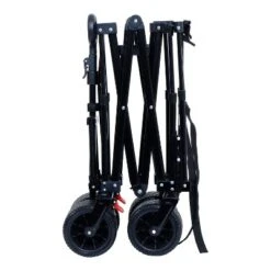 FURNIinspire Wheelbarrows And Lawn Carts Yard Cart Garden Cart, Collapsible Folding Wagon For Camping, Beach, Black, 46.85"*22.05"*41.34" -Home Decor GUEST 1841222d 9f4b 475a 9ed9 6667a9c4f68a