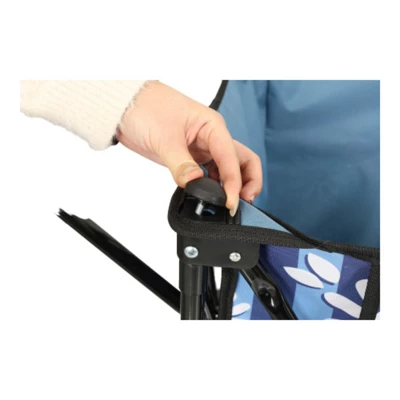 FURNIinspire Outdoor Serving Carts Collapsible Foldable Extended Wagon With 480lb Weight Capacity All-Terrain Beach Wheels, Blue, 37.4"*23.03"*38.98" 4 FURNIinspire Outdoor Serving Carts Collapsible Foldable Extended Wagon With 480lb Weight Capacity All-Terrain Beach Wheels, Blue, 37.4"*23.03"*38.98" - Image 4