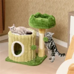 FURNIinspire Pet Tower Indoor Cat Tree Cat Tower Cozy Cat Apartment, Cat Condo With Sisal Grab Post, Shake Ball, Multicolored, 16.5"*12"*21.5" 9 FURNIinspire Pet Tower Indoor Cat Tree Cat Tower Cozy Cat Apartment, Cat Condo With Sisal Grab Post, Shake Ball, Multicolored, 16.5"*12"*21.5" -Home Decor GUEST 2484b964 1f8e 447c 9b04 c22b3d9ab61c