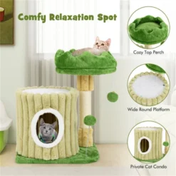 FURNIinspire Pet Tower Indoor Cat Tree Cat Tower Cozy Cat Apartment, Cat Condo With Sisal Grab Post, Shake Ball, Multicolored, 16.5"*12"*21.5" 7 FURNIinspire Pet Tower Indoor Cat Tree Cat Tower Cozy Cat Apartment, Cat Condo With Sisal Grab Post, Shake Ball, Multicolored, 16.5"*12"*21.5" -Home Decor GUEST 25ca480f 1194 4647 aca0 87a5c66c5f4e