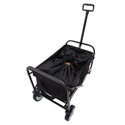 FURNIinspire Outdoor Serving Carts Minimeetall Extention ExCollapsible Foldable Wagon Cart Beach Wagon Heavy Duty Cart, Black, 25.98"*17.32"*37.4" 1 FURNIinspire Outdoor Serving Carts Minimeetall Extention ExCollapsible Foldable Wagon Cart Beach Wagon Heavy Duty Cart, Black, 25.98"*17.32"*37.4"
