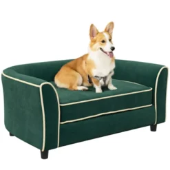 FURNIinspire Dog Couch Pet Bed Dog Sofa With Soft Cushion, Removable Cover For Small & Medium Pets,31.1"*22"*13.8" -Home Decor GUEST 2a661c37 5853 4df5 9b28 0c59ddd1e5f9
