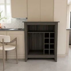 FURNIinspire Wine Racks Bar Cabinet, Wine Cabinet, Sideboard Kitchen Cupboards With Open Shelf, Wine Rack, Brown, 17.7"*32.5"*37.07" 7 FURNIinspire Wine Racks Bar Cabinet, Wine Cabinet, Sideboard Kitchen Cupboards With Open Shelf, Wine Rack, Brown, 17.7"*32.5"*37.07" -Home Decor GUEST 329e956f 76a9 4ea7 89b6 013f85e0cba9