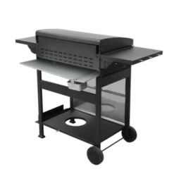 FURNIinspire Outdoor Grills, Griddles And Smokers Professional 4 Burner Gas Grill, Stainless Steel BBQ With Pizza Oven, Black, 31.1"*22.84"*14.96" -Home Decor GUEST 34f73dd2 d072 41ae 90ea 69ede13d2d0b