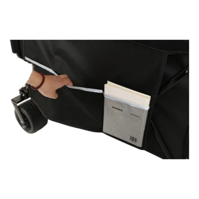 FURNIinspire Outdoor Serving Carts Collapsible Foldable Extended Wagon 480lbs Capacity Heavy Duty Folding Utility Cart, Black, 37.4"*23.03"*38.98" 4 FURNIinspire Outdoor Serving Carts Collapsible Foldable Extended Wagon 480lbs Capacity Heavy Duty Folding Utility Cart, Black, 37.4"*23.03"*38.98" - Image 4