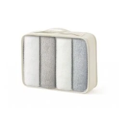 FURNIinspire Bag And Luggage Sets 20 Inch Luggage Set, Lightweight Checked Suitcase With 2 Mesh Bag Travel Business, Black , 8.3"*13.6"*21.5"