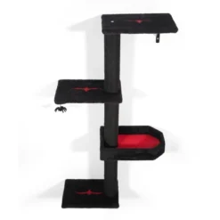 FURNIinspire Pet Tower 5 PCS Gothic Wall Mounted Cat Furniture, Luxury Cat Wall Furniture Set, Cat Climber, Cat Bridge, Multicolored, 11.8"*7.9"*36.6" -Home Decor GUEST 407576f4 d2f3 4ac8 85cd e4f6061553aa