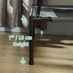 FURNIinspire Pet Beds Elevated Portable Dog Cot Pet Bed With UV Protection Canopy Shade, 24 Inch, Gray, 24.00"*18.00"*24.50" 7 FURNIinspire Pet Beds Elevated Portable Dog Cot Pet Bed With UV Protection Canopy Shade, 24 Inch, Gray, 24.00"*18.00"*24.50" -Home Decor GUEST 43c0112f 608b 4541 8eec 0e5661a5a4a9