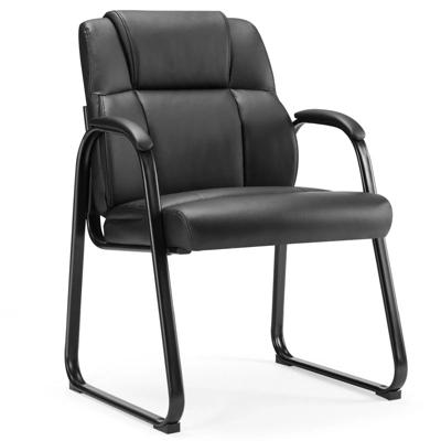 FURNIinspire Task And Office Chairs Waiting Room Chairs, Office Desk Guest Chair With Padded Arms, Reception Armchair, Black, 24.5"*20.5"*35" 1 FURNIinspire Task And Office Chairs Waiting Room Chairs, Office Desk Guest Chair With Padded Arms, Reception Armchair, Black, 24.5"*20.5"*35"