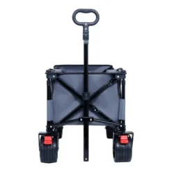 FURNIinspire Wheelbarrows And Lawn Carts Garden Cart Yard Cart, Collapsible Folding Wagon, Beach Wagon For Camping, Gray, 46.85"*22.05"*41.34" -Home Decor GUEST 4e9f539e 7783 4758 a933 017004d743b9