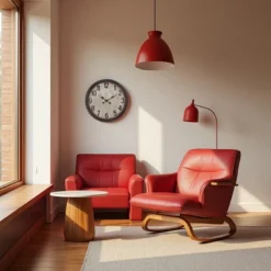 FURNIinspire Wall Clocks Round Decorative Wall Clock Living Room Hanging Clock Modern Timepiece Home Wall Decor, Brown, 20"*20"*2" 6 FURNIinspire Wall Clocks Round Decorative Wall Clock Living Room Hanging Clock Modern Timepiece Home Wall Decor, Brown, 20"*20"*2" -Home Decor GUEST 6138dad8 0f8b 439b b734 13964b7ab0ce