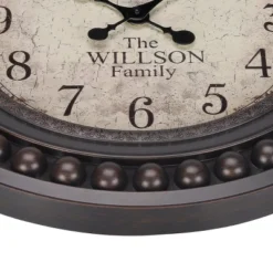 FURNIinspire Wall Clocks 20inch Round Aged Wall Clock Decorative Living Room Hanging Clock Vintage Timepiece Home Decor, Brown, 20.25"*20.25"*2.25" 7 FURNIinspire Wall Clocks 20inch Round Aged Wall Clock Decorative Living Room Hanging Clock Vintage Timepiece Home Decor, Brown, 20.25"*20.25"*2.25" -Home Decor GUEST 68318828 d721 44dd bdc0 268a9422e9b2