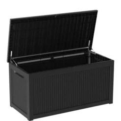 FURNIinspire Deck Boxes Outdoor Storage Box, Outdoor Deck Storage Box, Lockable Patio And Garden Furniture Container, Weather-Resistant Deck Box -Home Decor GUEST 70186874 fba3 4dc5 8d12 643719466e81