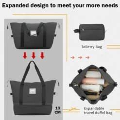 FURNIinspire Bag And Luggage Sets Luggage Set Travel Suitcase With Bags Spinner Wheels Abs Lightweight Suitcase, Black, 16"*10"*24" -Home Decor GUEST 7772efca df6b 4a6a a885 1c36e8312172