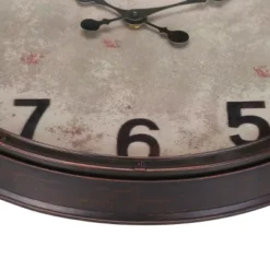 FURNIinspire Wall Clocks Round Decorative Wall Clock Living Room Hanging Clock Modern Timepiece Home Wall Decor, Brown, 20"*20"*2" 7 FURNIinspire Wall Clocks Round Decorative Wall Clock Living Room Hanging Clock Modern Timepiece Home Wall Decor, Brown, 20"*20"*2" -Home Decor GUEST 7afe8a8d a5c5 4e55 872a d88f0b048d54