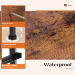 FURNIinspire Dressers 9 Drawer Fabric Tall Dresser Tower Closet Storage Chest Of Drawers For Bedroom Nursery, Brown, 11.8"*39.37"*39.37" -Home Decor GUEST 7f084aa7 f92b 4be5 9832 7169de59d8ea