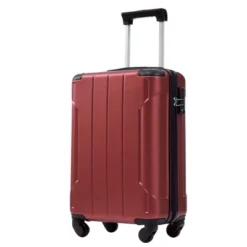 FURNIinspire Luggage 20 Inch Carry On Luggage, Lightweight Durable Suitcase With Wheels For Travel Business, Red, 8.3"*13.6"*21.5" -Home Decor GUEST 8e9f1ea1 c93f 4b2d 8e98 91cc3ae49090