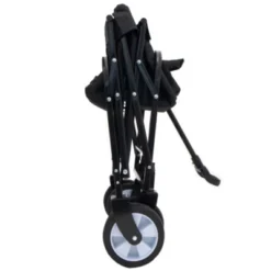 FURNIinspire Outdoor Serving Carts 225lbs Collapsible Foldable Wagon Cart Beach Wagon Utility Cart For Sports Gardeing, Black, 25.98"*17.32"*37.4" -Home Decor GUEST 906e86b9 7db4 4e3b b9fb 9477b93ec8fa