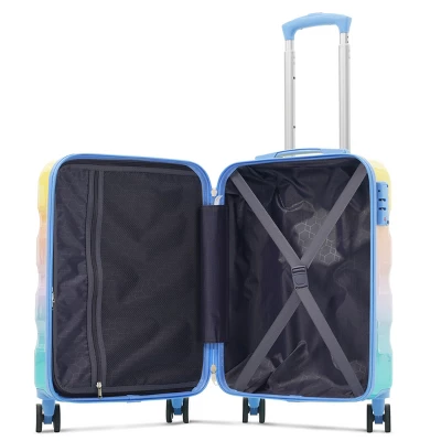 FURNIinspire Bag And Luggage Sets 20 Inch Carry On Luggage Luggage Set, Suitcase With Cup Holder, Travel Luggage, Multicolored, 8.3"*15.6"*21.7" 3 FURNIinspire Bag And Luggage Sets 20 Inch Carry On Luggage Luggage Set, Suitcase With Cup Holder, Travel Luggage, Multicolored, 8.3"*15.6"*21.7" - Image 3