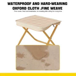 FURNIinspire Outdoor Portable Chair Compact Design With Storage Bag For Outdoor Adventures, Black, 10.24"*9.45"*9.45" -Home Decor GUEST 946e22e2 0241 4923 972e a8ecb75fa8e3