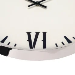 FURNIinspire Wall Clocks 20inch Round Roman Numeral Hanging Clock Modern Decorative Timepiece Bedroom Home Wall Decor, White, 20"*20"*1.75" -Home Decor GUEST 9b44326e 70c6 4b5e b4ca 3bbd98b820a4