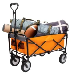 FURNIinspire Outdoor Serving Carts Collapsible Foldable Wagon Cart With Strapping System Beach Wagon Utility Cart, Orange, 35.04"*21.65"*38.98" 7 FURNIinspire Outdoor Serving Carts Collapsible Foldable Wagon Cart With Strapping System Beach Wagon Utility Cart, Orange, 35.04"*21.65"*38.98" -Home Decor GUEST 9d3e148e f7c4 43c9 9d7a 7e92b39713fa