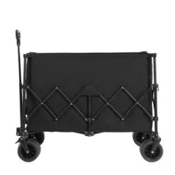 FURNIinspire Wheelbarrows And Lawn Carts Beach Wagon Lawn Cart Garden Cart, Heavy Duty Folding Utility Yard Cart, Black, 20.87"*42.91"*32.68" -Home Decor GUEST 9d5f9500 99ff 4f1d 89bd bc170fe8434a