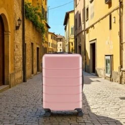 FURNIinspire Luggage 24 Inch Hardside Luggage Expandable Travel Business Suitcase, Hard Shell Lightweight Roller Suitcase, Pink, 10.83"*17.32"*26.38" 9 FURNIinspire Luggage 24 Inch Hardside Luggage Expandable Travel Business Suitcase, Hard Shell Lightweight Roller Suitcase, Pink, 10.83"*17.32"*26.38" -Home Decor GUEST 9f25306a d8b8 49f9 b5f2 b7a86e9f0822