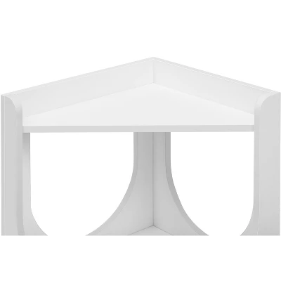 FURNIinspire Pet Beds Pet Furniture, Hollow Design Multifunctional Double Layer Cat Station, Cat Bed Cat House Cat Nest, White, 18.78"*18.78"*27.56" 4 FURNIinspire Pet Beds Pet Furniture, Hollow Design Multifunctional Double Layer Cat Station, Cat Bed Cat House Cat Nest, White, 18.78"*18.78"*27.56" - Image 4