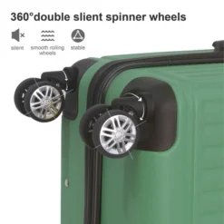 FURNIinspire Bag And Luggage Sets 3 Size Luggage Suitcases With Wheels, Hard Rolling Suitcase Set For Travel Business, Green, 20.87"*11.81"*30.31" 8 FURNIinspire Bag And Luggage Sets 3 Size Luggage Suitcases With Wheels, Hard Rolling Suitcase Set For Travel Business, Green, 20.87"*11.81"*30.31" -Home Decor GUEST a8f4bfc3 fe4c 4f0d 8261 d9567fb3f34b