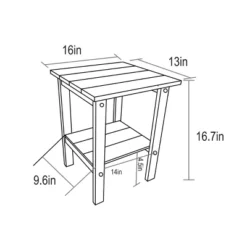 FURNIinspire Patio Seating Sets Folding Adirondack Chairs With Side Table, 3-Piece Rocking Chairs Set With Wood Texture, Gray, 30“*28”*35“ -Home Decor GUEST aafc36db dda4 46b1 a07c a7e1a280d3f1