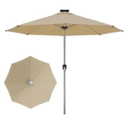 FURNIinspire Patio Umbrellas, Double Sided Twin Patio Umbrella Outdoor, Brown -Home Decor GUEST ab39c070 283b 4632 93d7 d744d58cd6e3