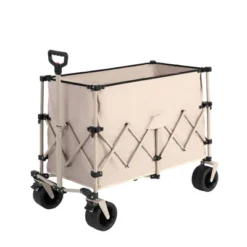 FURNIinspire Wheelbarrows And Lawn Carts Beach Wagon Lawn Cart Garden Cart, Heavy Duty Folding Utility Yard Cart, Beige, 20.87"*42.91"*32.68" 9 FURNIinspire Wheelbarrows And Lawn Carts Beach Wagon Lawn Cart Garden Cart, Heavy Duty Folding Utility Yard Cart, Beige, 20.87"*42.91"*32.68" -Home Decor GUEST af3681e1 3c2f 4010 b9e2 b1c5fd2b353e