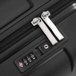 FURNIinspire Bag And Luggage Sets 20 Inch Luggage Set, Lightweight Checked Suitcase With 2 Mesh Bag Travel Business, Black , 8.3"*13.6"*21.5" -Home Decor GUEST b1118dbc 8498 4014 a993 5662490ade81