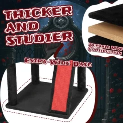 FURNIinspire Pet Tower Halloween Cat Tree Cute Cat Tower With Condo, Scratching Post, Indoor Pet Furniture Kitten Gift, Black, 25.35"*21.45"*40.95" -Home Decor GUEST b6d2b6a2 67fb 499b 91db ecfbda2a94e1