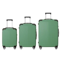 FURNIinspire Bag And Luggage Sets 3 Size Luggage Suitcases With Wheels, Hard Rolling Suitcase Set For Travel Business, Green, 20.87"*11.81"*30.31" 9 FURNIinspire Bag And Luggage Sets 3 Size Luggage Suitcases With Wheels, Hard Rolling Suitcase Set For Travel Business, Green, 20.87"*11.81"*30.31" -Home Decor GUEST b8433e43 7d14 4b05 9331 dd24890aed51