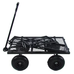 FURNIinspire Wheelbarrows And Lawn Carts Outdoor Steel Frame Wagon Cart Garden Cart, Ideal For Firewood And Yard Debris, Black, 40“*19"*40" 8 FURNIinspire Wheelbarrows And Lawn Carts Outdoor Steel Frame Wagon Cart Garden Cart, Ideal For Firewood And Yard Debris, Black, 40“*19"*40" -Home Decor GUEST b954f288 798a 4aaf b57f 386bd94374cd
