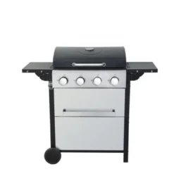 FURNIinspire Outdoor Grills, Griddles And Smokers Professional 4 Burner Gas Grill, Stainless Steel BBQ With Pizza Oven, Black, 25.6"*17.7"*14.6" -Home Decor GUEST ba5f1c47 b167 41b6 b7cc 0618b7c2cde2