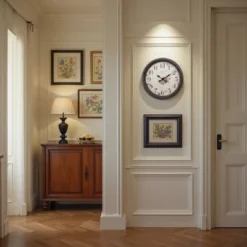 FURNIinspire Wall Clocks 20inch Round Aged Wall Clock Living Room Vintage Timepiece Hanging Clock Home Decor For Bedroom, Brown, 20"*20"*2.25" 7 FURNIinspire Wall Clocks 20inch Round Aged Wall Clock Living Room Vintage Timepiece Hanging Clock Home Decor For Bedroom, Brown, 20"*20"*2.25" -Home Decor GUEST bca3267c 7f80 4a9f aaba 966536996441