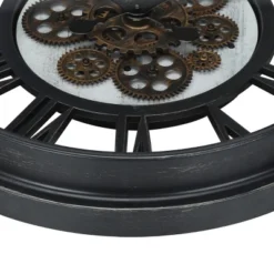 FURNIinspire Wall Clocks 20inch Gear Mechanism Round Wall Clock Metal Decorative Hanging Clock Decorative Timepiece, Black, 20"*20"*2.75" 7 FURNIinspire Wall Clocks 20inch Gear Mechanism Round Wall Clock Metal Decorative Hanging Clock Decorative Timepiece, Black, 20"*20"*2.75" -Home Decor GUEST c0ab92aa d464 4fc4 ba15 bb1dcff37509