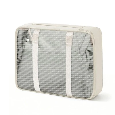 FURNIinspire Bag And Luggage Sets 24 Inch Luggage Set, Lightweight Checked Suitcase With 2 Mesh Bag Travel Business, Brown, 11"*15.9"*25.2" 1 FURNIinspire Bag And Luggage Sets 24 Inch Luggage Set, Lightweight Checked Suitcase With 2 Mesh Bag Travel Business, Brown, 11"*15.9"*25.2"