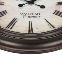 FURNIinspire Wall Clocks 20inch Round Living Room Decorative Roman Numeral Hanging Clock, Timepiece Vintage Wall Decor, Brown, 20"*20"*2" 6 FURNIinspire Wall Clocks 20inch Round Living Room Decorative Roman Numeral Hanging Clock, Timepiece Vintage Wall Decor, Brown, 20"*20"*2" -Home Decor GUEST cc0c0465 5298 4689 ac31 06a2adaf25be