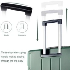 FURNIinspire Luggage 20 Inch Carry On Luggage, Lightweight Durable Suitcase With Wheels For Travel Business, Green, 8.3"*13.6"*21.5" -Home Decor GUEST cce55648 de6a 4f41 8032 e06d9cd6a322