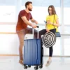 FURNIinspire Luggage 24 Inch Hardshell Suitcase, Checked Luggage, Lightweight Suitcases With Wheels For Travel, Business, Blue, 10.2"*15.9"*25.8"