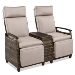 FURNIinspire Patio Accent Chairs, All Weather Outdoor Patio Chairs High Back Couch With Premium Cushions For Garden Backyard, Brown, 47.6"*23.6"*46.1" 9 FURNIinspire Patio Accent Chairs, All Weather Outdoor Patio Chairs High Back Couch With Premium Cushions For Garden Backyard, Brown, 47.6"*23.6"*46.1" -Home Decor GUEST deac19b8 2860 481d 874b c2a64aa2c12a