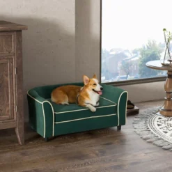 FURNIinspire Dog Couch Pet Bed Dog Sofa With Soft Cushion, Removable Cover For Small & Medium Pets,31.1"*22"*13.8" -Home Decor GUEST e114e8e9 c87d 4fa9 8528 8e7ca50af943