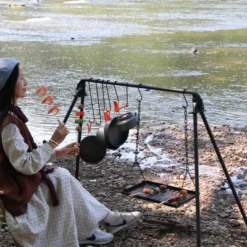 FURNIinspire Outdoor Grills, Griddles And Smokers Expedition Ready Grill System, Camp Kitchen For Wilderness Adventures, Black, 40.55"*12.99"*4.72" -Home Decor GUEST e2267a8b c347 41a8 a6d1 4e9dc21b92ba