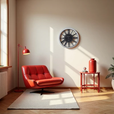 FURNIinspire Wall Clocks 20inch Living Room Round Hanging Clock Decorative Timepiece Modern Wall Clock For Bedroom, Black, 20"*20"*2" 1 FURNIinspire Wall Clocks 20inch Living Room Round Hanging Clock Decorative Timepiece Modern Wall Clock For Bedroom, Black, 20"*20"*2"